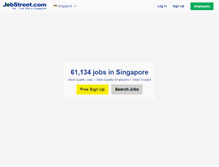 Tablet Screenshot of jobstreet.com.sg